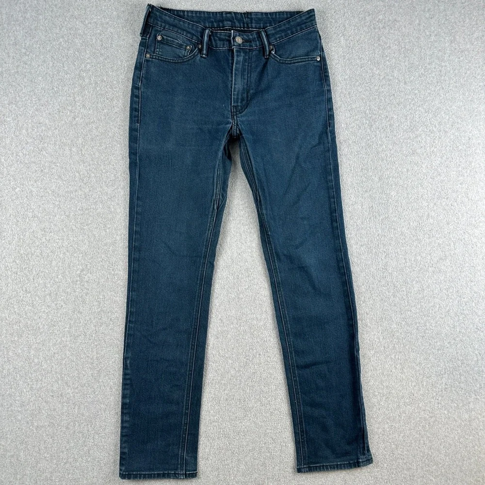 Levi's 511 Jeans Men's 30x32 Blue Slim Fit Dark Wash Stretch Denim Rodeo‎ Casual